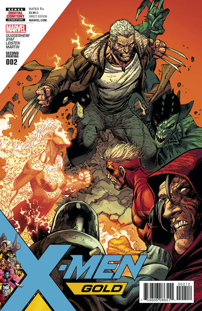 X-MEN GOLD #2 1ST PRINT