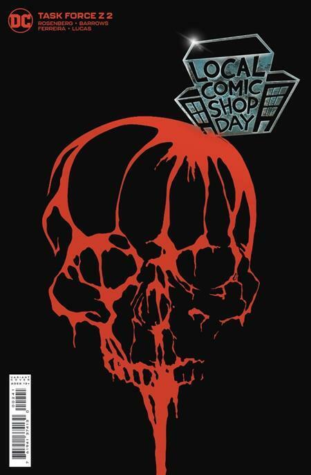 LCSD TASK FORCE Z #2 SILVER FOIL CARD STOCK VARIANT DC COMICS