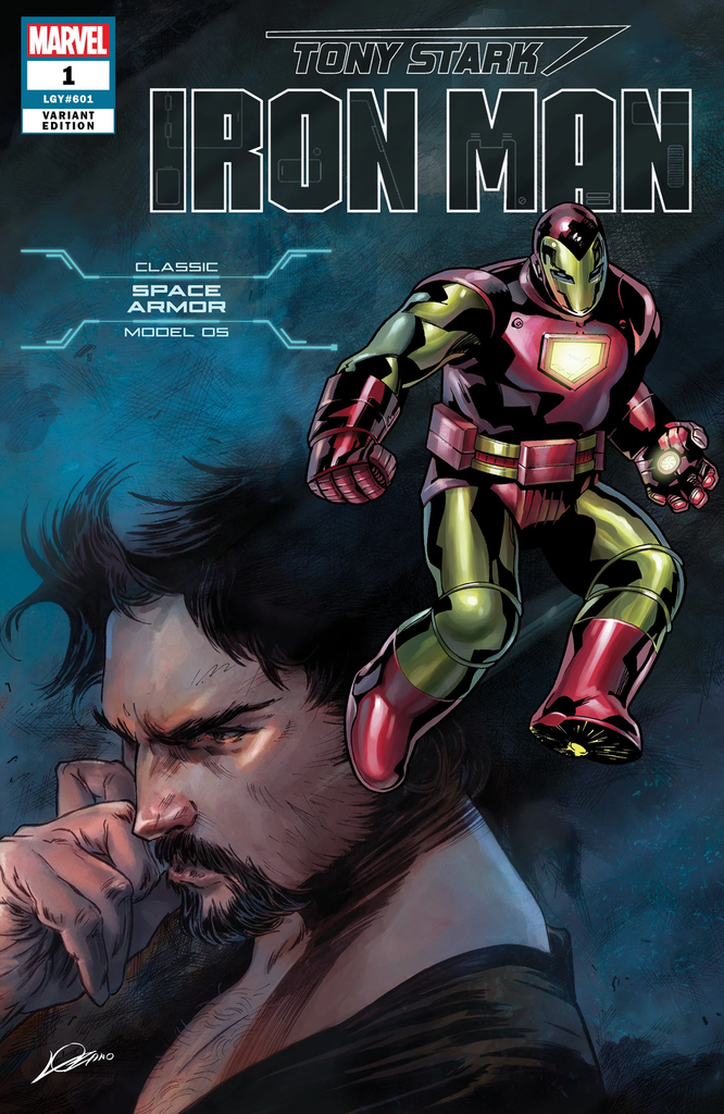 TONY STARK IRON MAN #1 SPACE ARMOR VAR