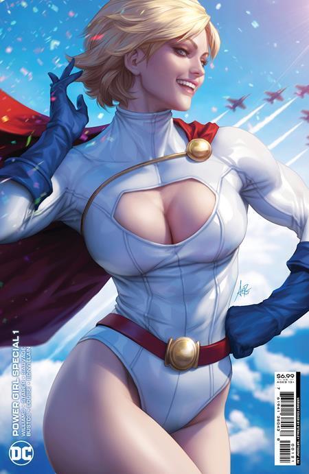 POWER GIRL SPECIAL #1 (ONE SHOT) CVR B STANLEY ARTGERM LAU CARD STOCK VAR