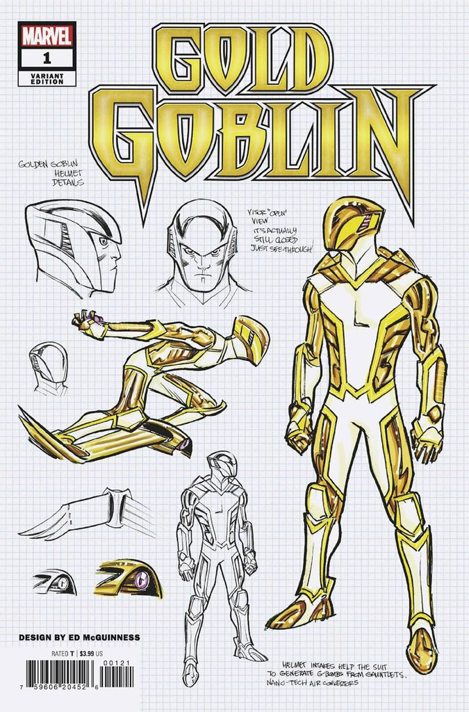 GOLD GOBLIN #1 1:25 MCGUINNESS DESIGN VAR