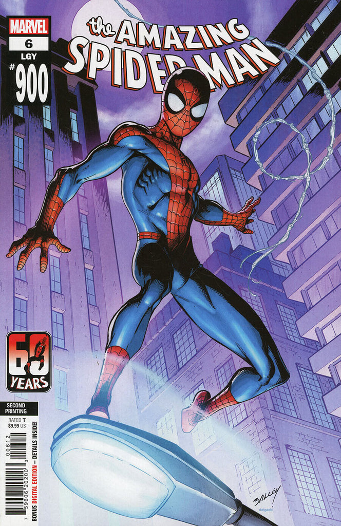 AMAZING SPIDER-MAN #6 2ND PTG BAGLEY VAR MARVEL PRH