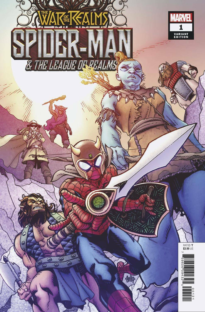WAR OF REALMS SPIDER-MAN & LEAGUE OF REALMS #1 HAMNER MARVEL COMICS