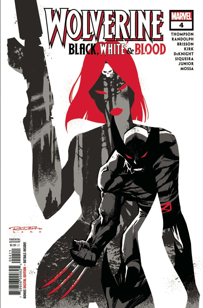 WOLVERINE BLACK WHITE BLOOD #4 (OF 4) MARVEL COMICS