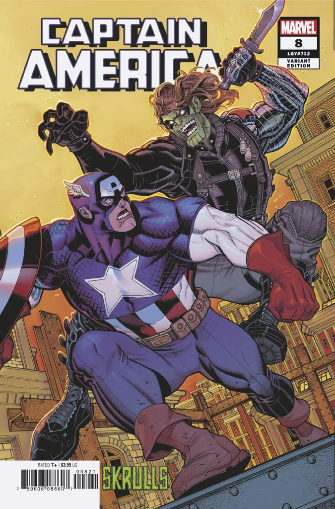 CAPTAIN AMERICA #8 LARRAZ SKRULLS VAR