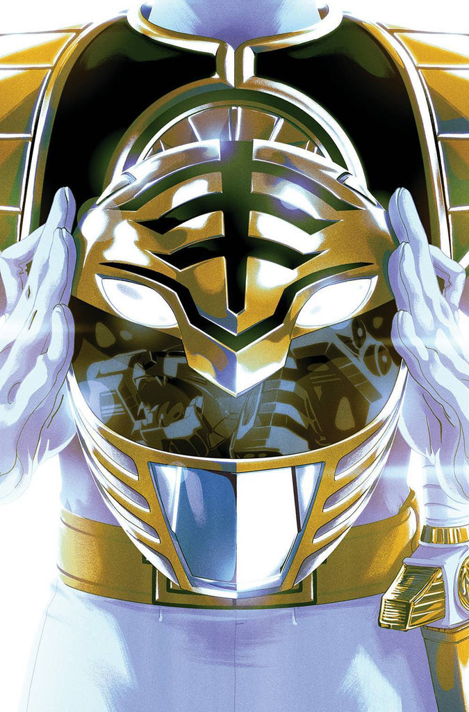 MIGHTY MORPHIN POWER RANGERS #40 WHITE FOIL MONTES VAR