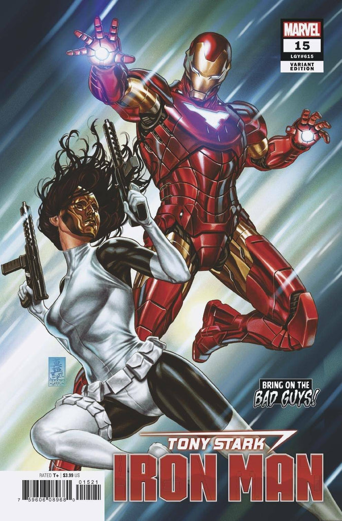 TONY STARK IRON MAN #15 BROOKS BOBG VARIANT MARVEL COMICS