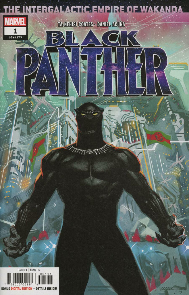 BLACK PANTHER #1 (2018) MARVEL COMICS Coates Intergalactic Empire of Wakanda