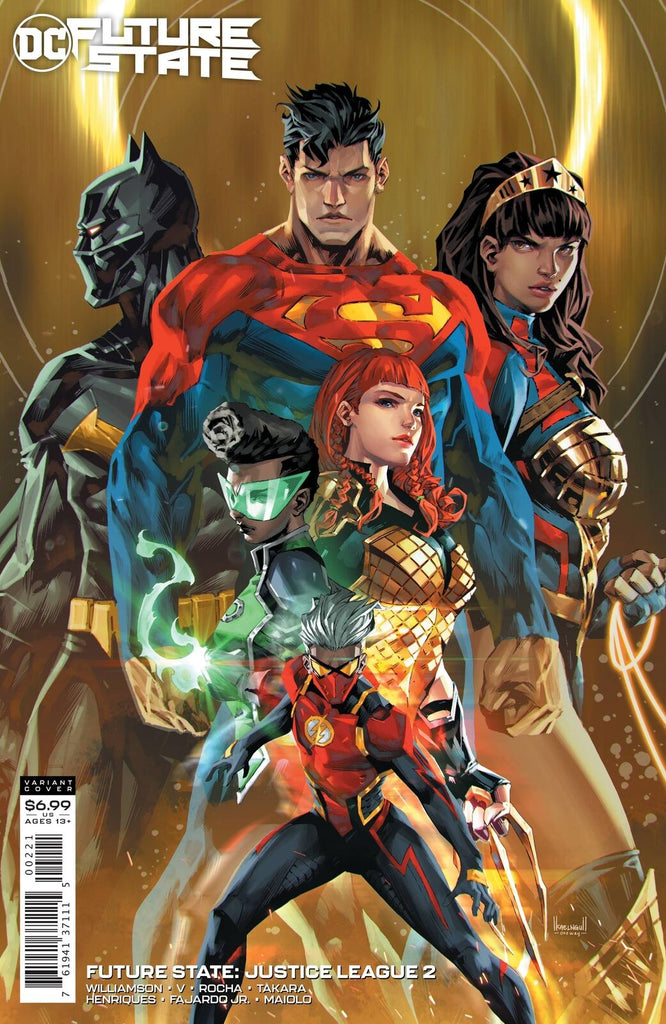 FUTURE STATE JUSTICE LEAGUE #2 CARDSTOCK VAR ED