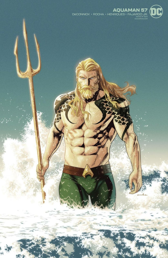 AQUAMAN #57 ANKA VARIANT 1ST APP AQUABABY ANDY CURRY