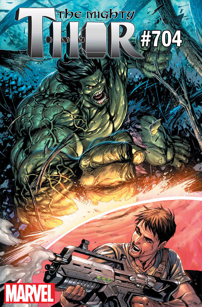 MIGHTY THOR #704 HULK VAR LEG