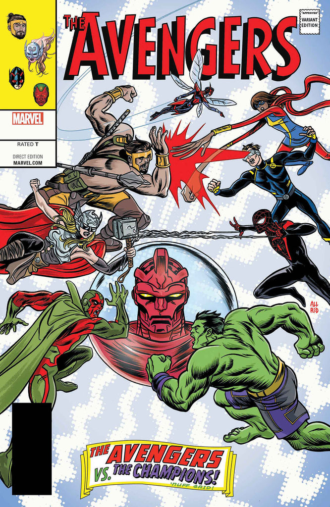 AVENGERS #672 ALLRED LENTICULAR HOMAGE VARIANT