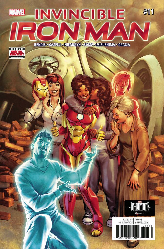 INVINCIBLE IRON MAN #11 IRON HEART RIRI 1ST A.I. Tony Stark