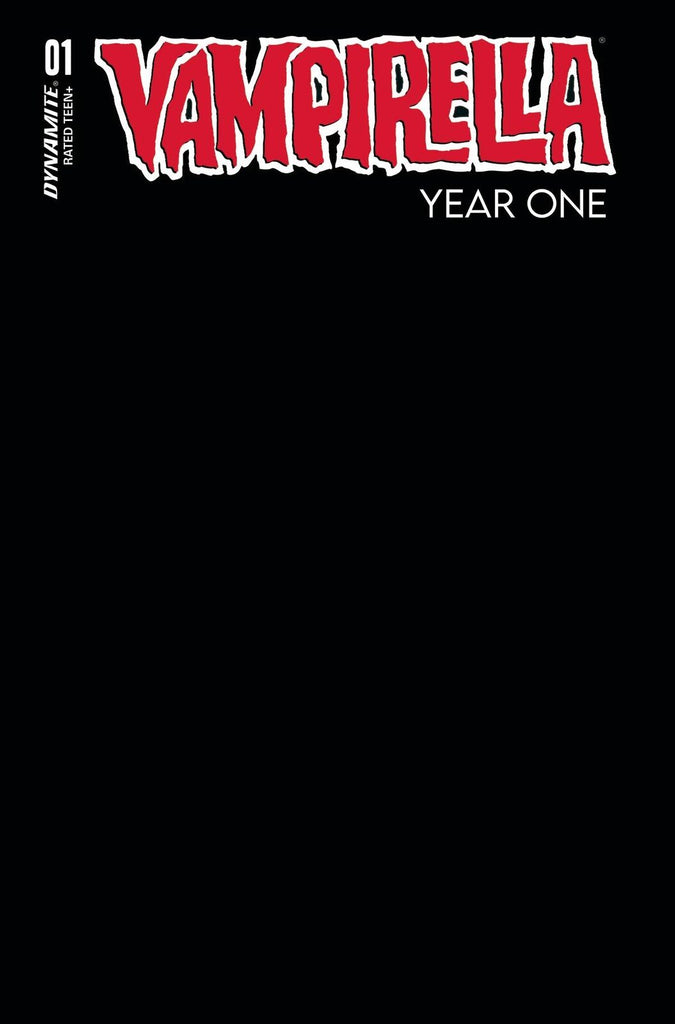 VAMPIRELLA YEAR ONE #1 CVR X FOC BLACK BLANK AUTHENTIX