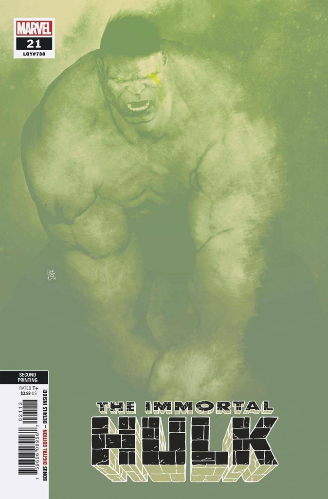 IMMORTAL HULK #21 2ND PRINT SORRENTINO VARIANT MARVEL COMICS
