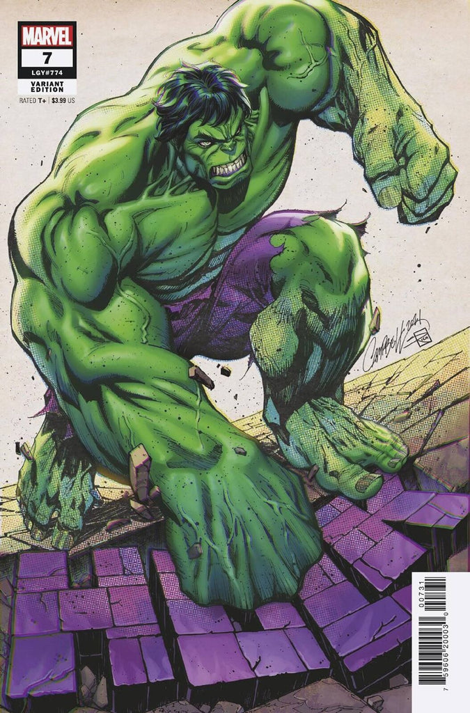 HULK #7 J SCOTT CAMPBELL VARIANT