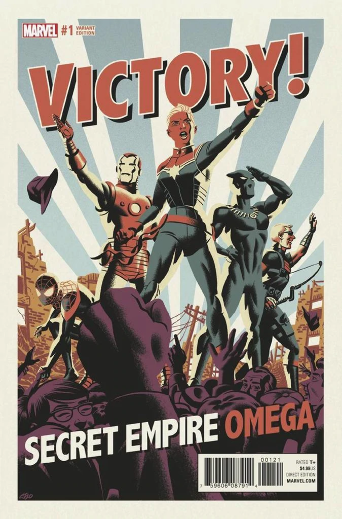 SECRET EMPIRE OMEGA #1 MICHAEL CHO VAR SE "B2"