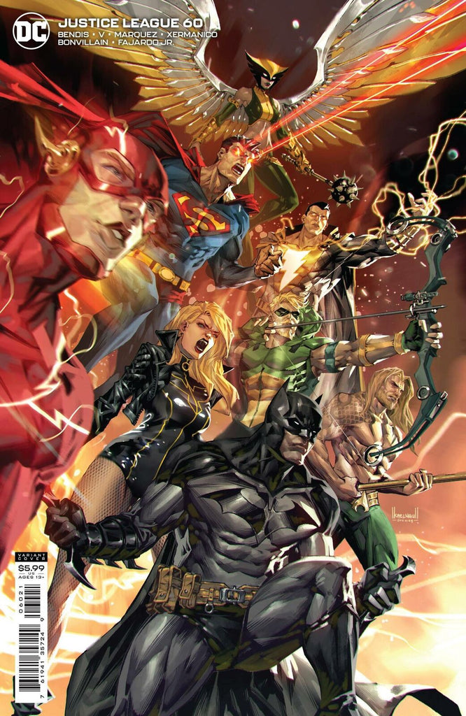 JUSTICE LEAGUE #60 CVR B NGU CARDSTOCK VAR