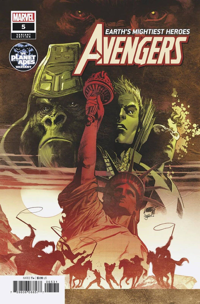 AVENGERS #65 LARRAZ PLANET OF THE APES VARIANT MARVEL PRH