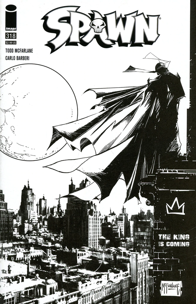 SPAWN #318 CVR D B&W MCFARLANE