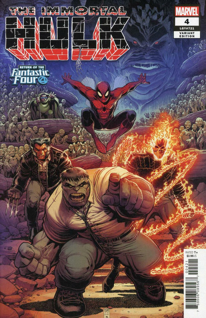 IMMORTAL HULK #4 ADAMS RETURN OF FANTASTIC FOUR VAR