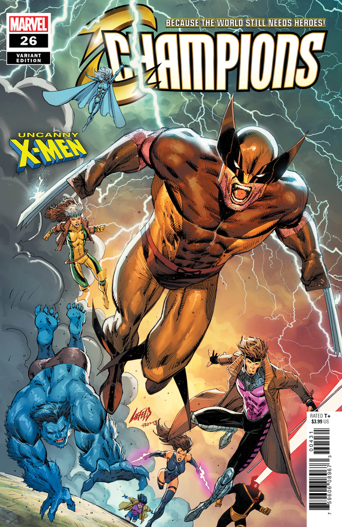 CHAMPIONS #26 LIEFELD UNCANNY X-MEN VAR