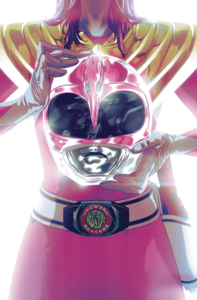 MIGHTY MORPHIN POWER RANGERS #47 PINK DRAGON FOIL MONTES VAR