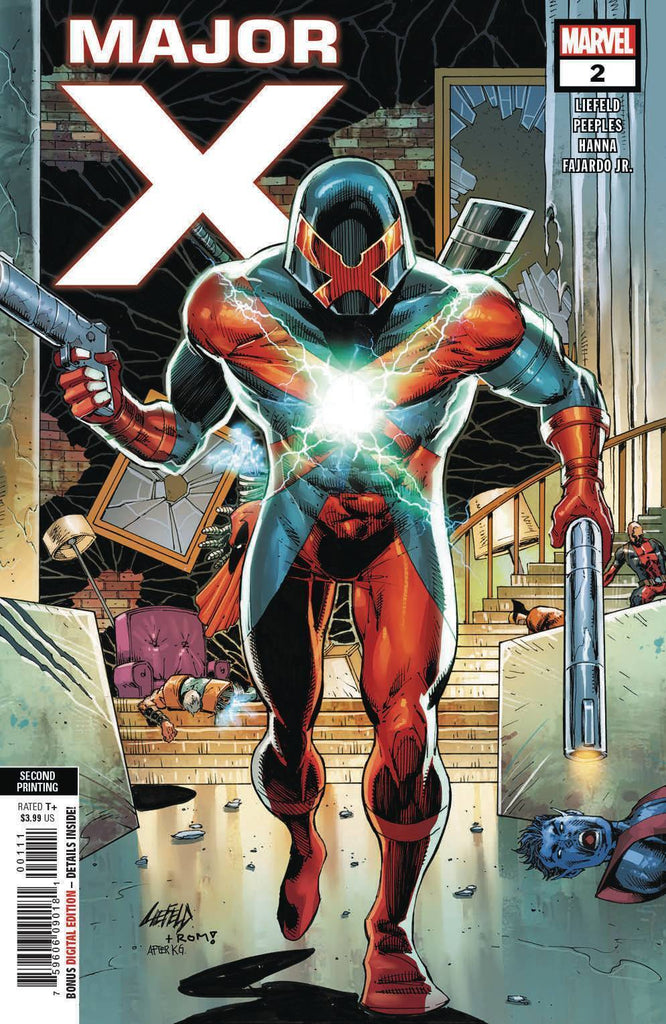 MAJOR X #2 (OF 6) 2ND PRINT LIEFELD VAR