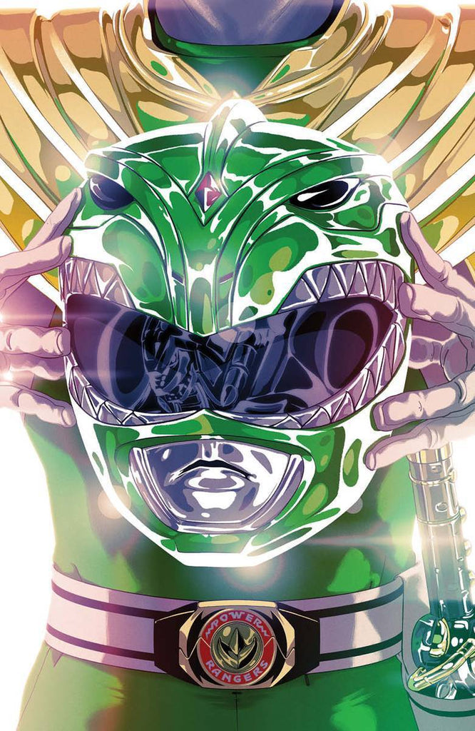 MIGHTY MORPHIN POWER RANGERS #49 GREEN FOIL MONTES VAR