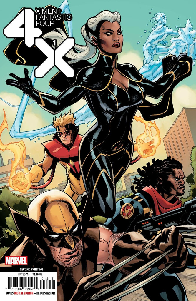X-MEN FANTASTIC FOUR #1 2ND PRINT DODSON VARIANT MARVEL COMICS