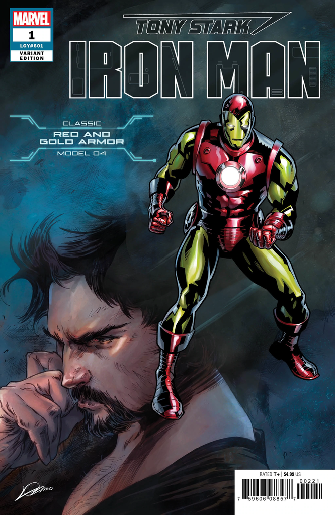 TONY STARK IRON MAN #1 CLASSIC ARMOR VAR