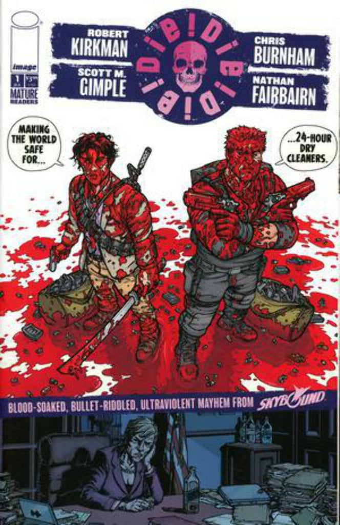 Die Die Die #1 Cover B Chris Burnham & Nathan Fairbairn 24-Hour Dry Cleaners Cov