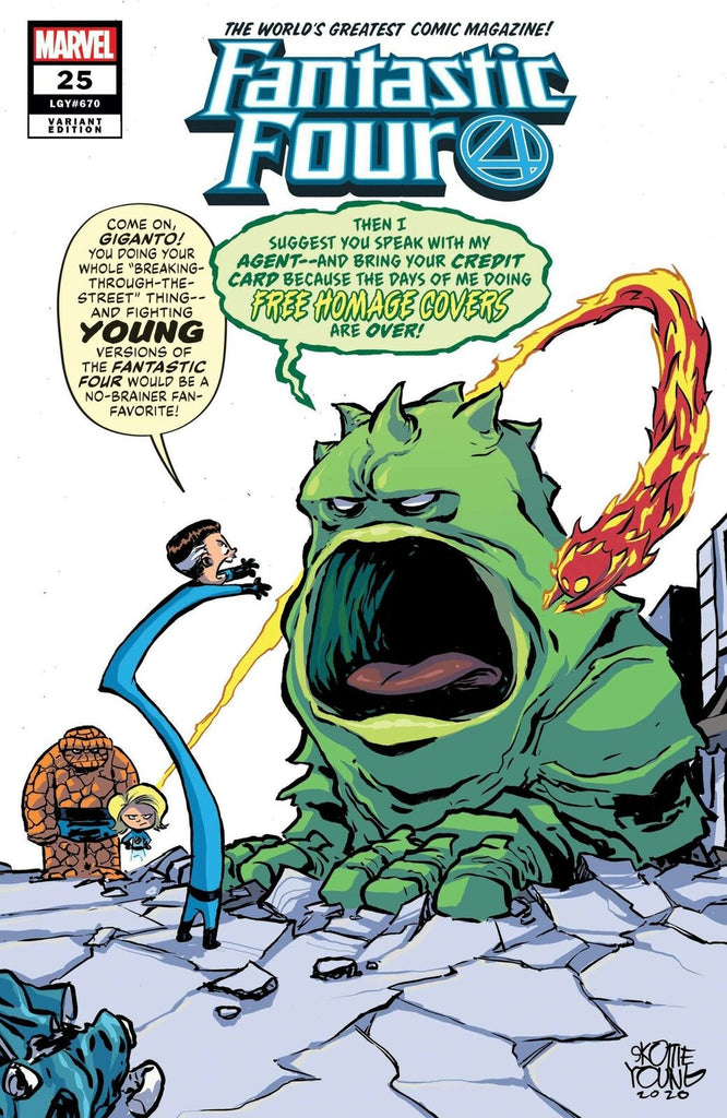 FANTASTIC FOUR #25 YOUNG VAR EMP