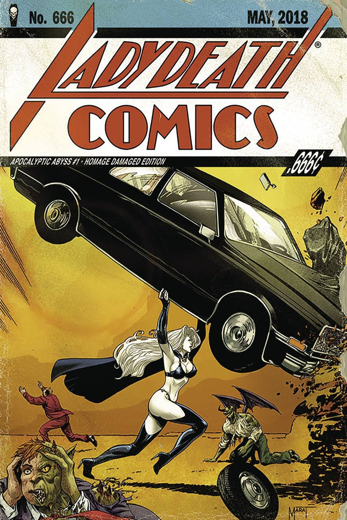 LADY DEATH APOCALYPTIC ABYSS #1 DAMAGED HOMAGE (MR)