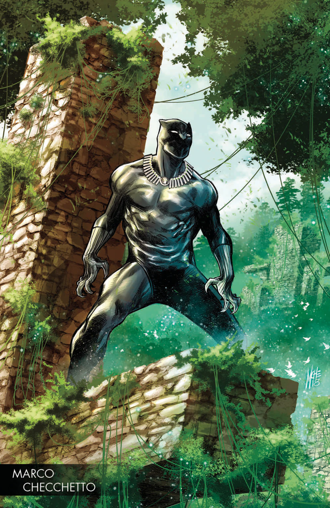 BLACK PANTHER #170 CHECCHETTO YOUNG GUNS VAR LEG WW