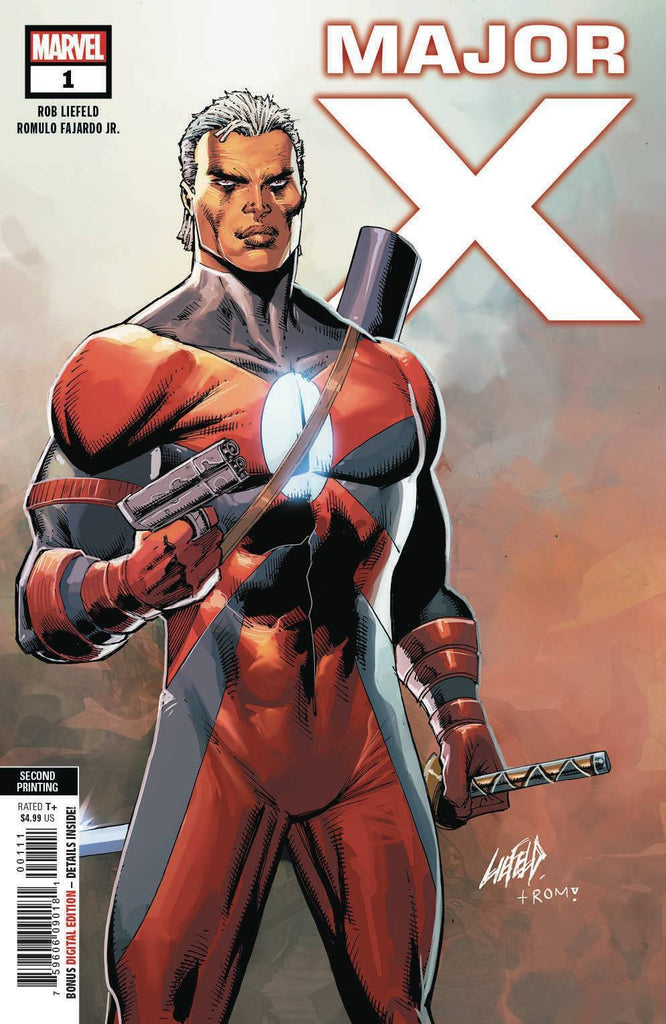 MAJOR X #1 (OF 6) 2ND PRINT LIEFELD VAR
