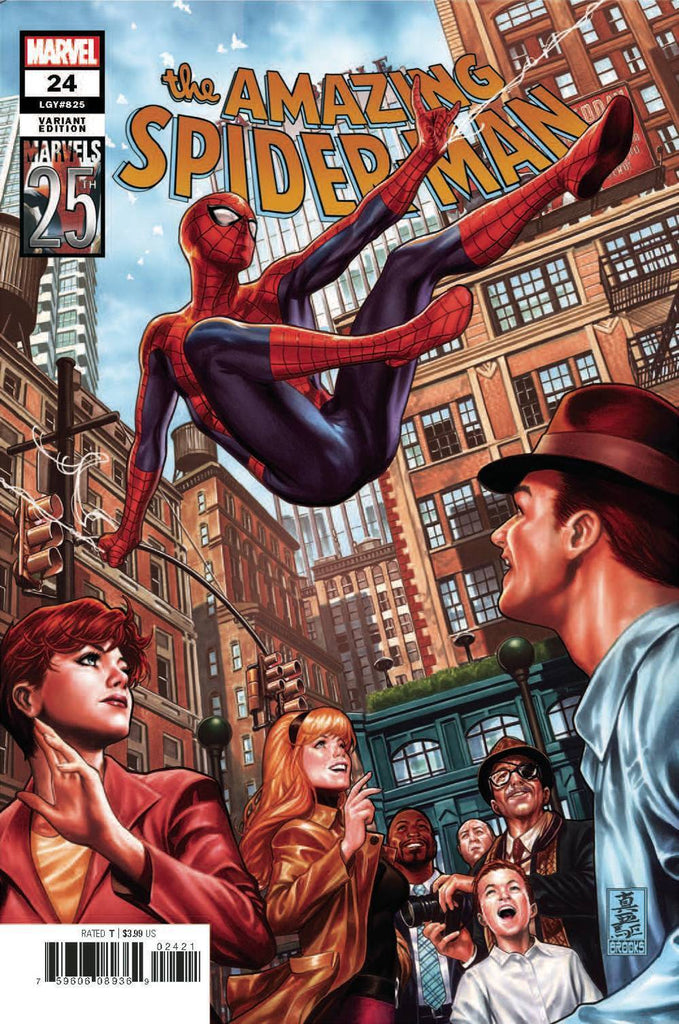 AMAZING SPIDER-MAN #24 BROOKS MARVELS 25TH TRIBUTE VAR