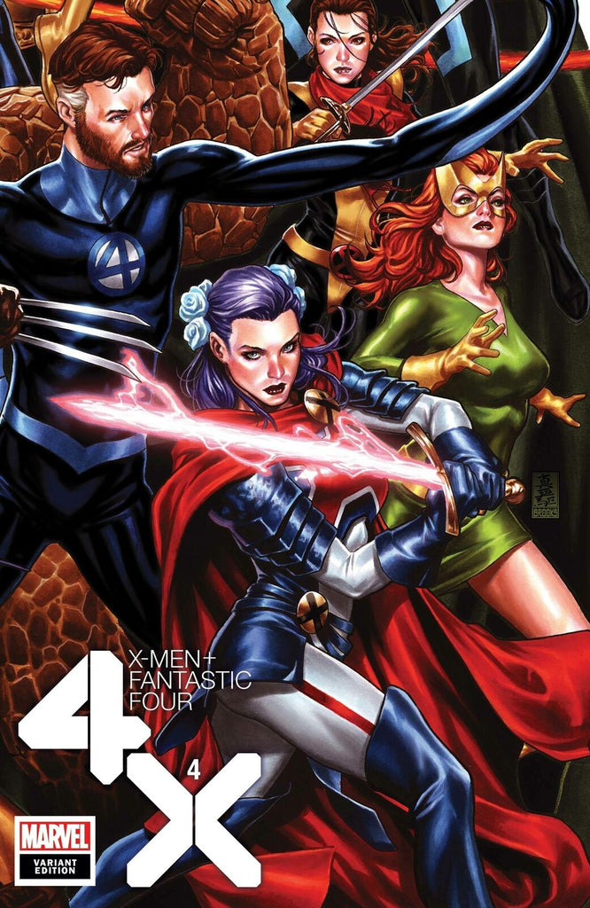 X-MEN FANTASTIC FOUR #4 (OF 4) BROOKS CONNECTING VARIANT MARVEL COMICS