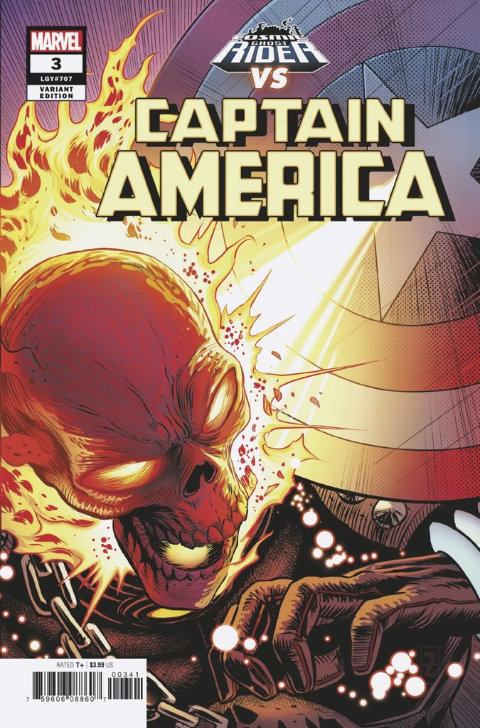 CAPTAIN AMERICA #3 ZIRCHER COSMIC GHOST RIDER VAR "A4"