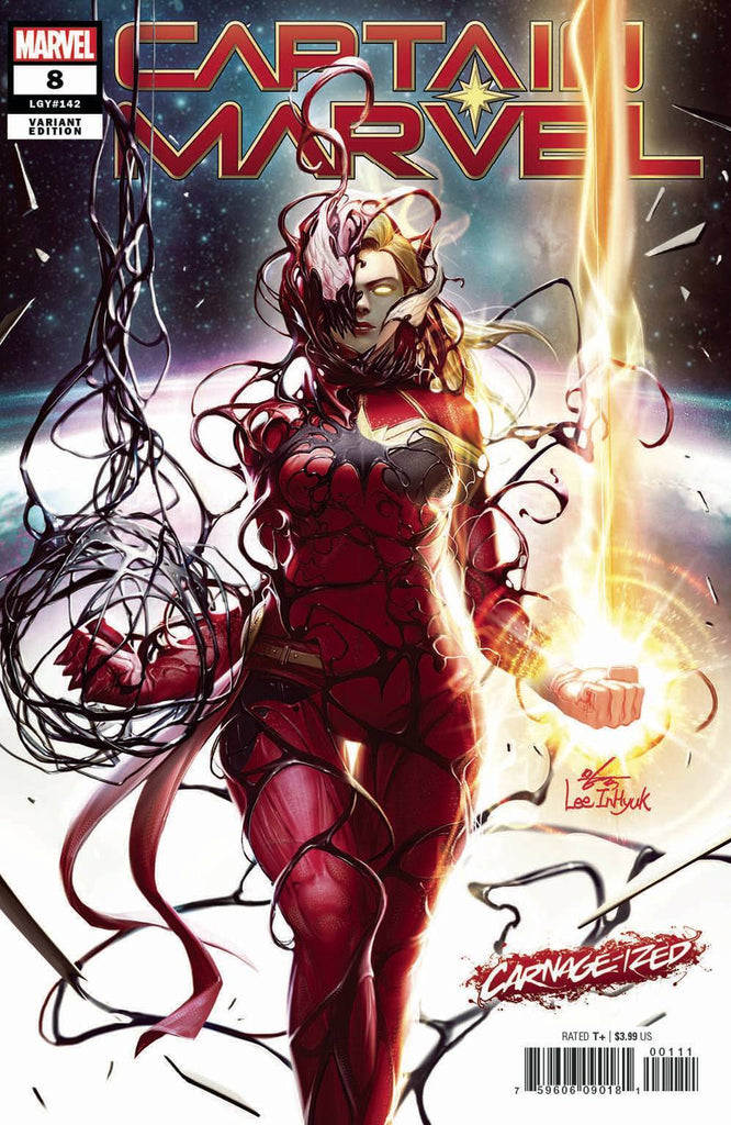 CAPTAIN MARVEL #8 INHYUK LEE CARNAGE-IZED VAR