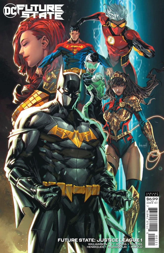 FUTURE STATE JUSTICE LEAGUE #1 NGU CARD STOCK VARIANT