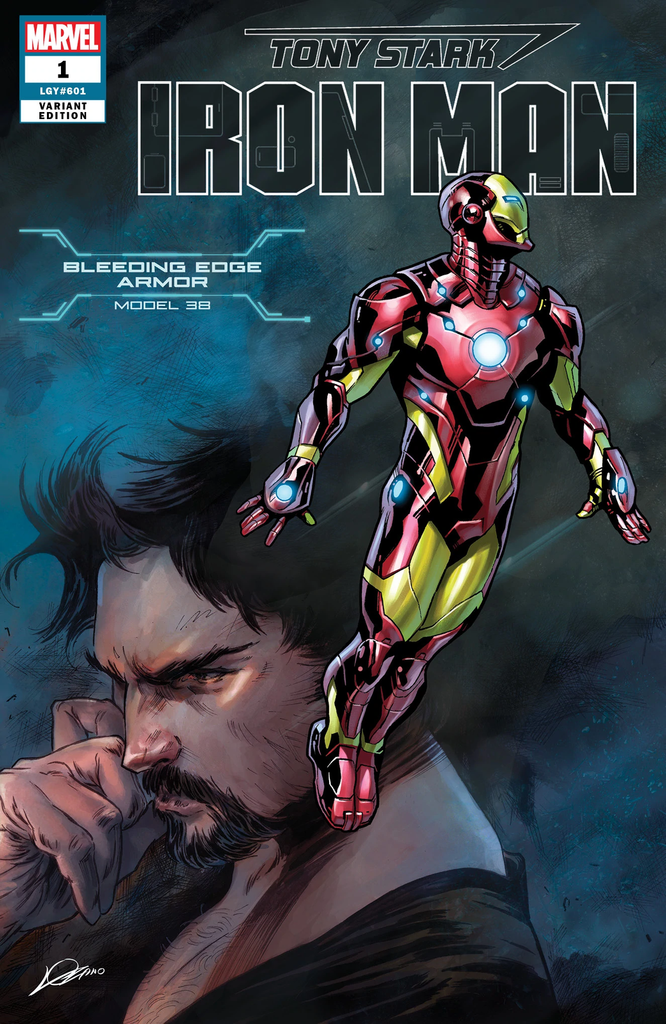 TONY STARK IRON MAN #1 FRACTION SALVA ARMOR VAR