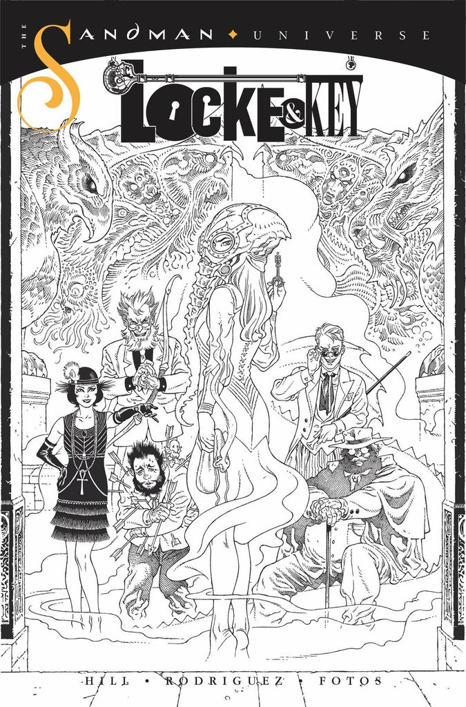 LOCKE & KEY SANDMAN HELL & GONE #1 1:10 B&W RODRIQUE VARIANT