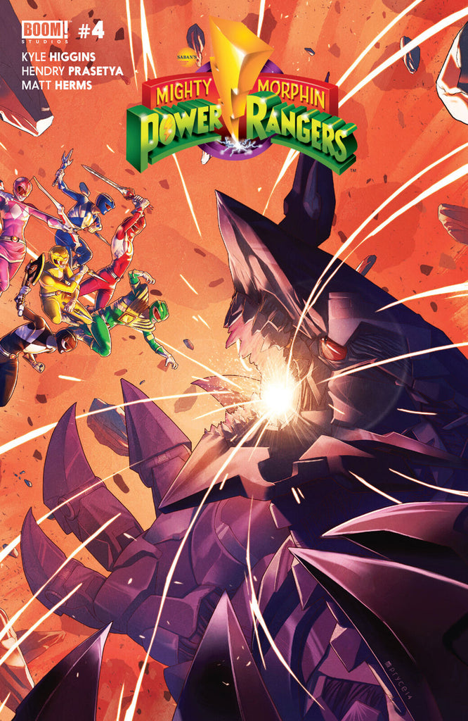 MIGHTY MORPHIN POWER RANGERS #4 MAIN CVR