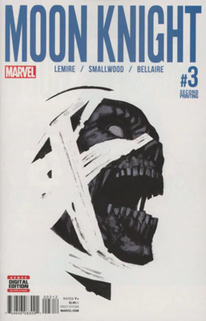 MOON KNIGHT #3 SMALLWOOD 2ND PRINT VARIANT