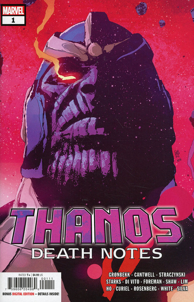 THANOS DEATH NOTES #1 MARVEL PRH