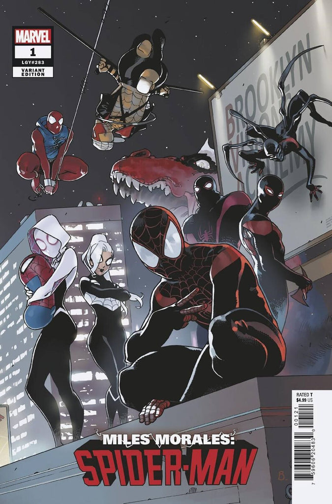 MILES MORALES SPIDER-MAN #1 BENGAL CONNECTING VAR MARVEL PRH