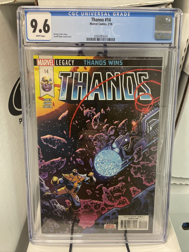 THANOS #14 COSMIC GHOST RIDER 2ND APPEARANCE MARVEL CGC 9.6 NM+