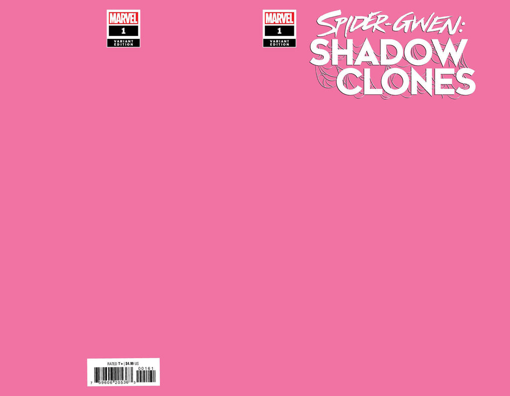 SPIDER-GWEN: SHADOW CLONES 1 PINK BLANK VARIANT