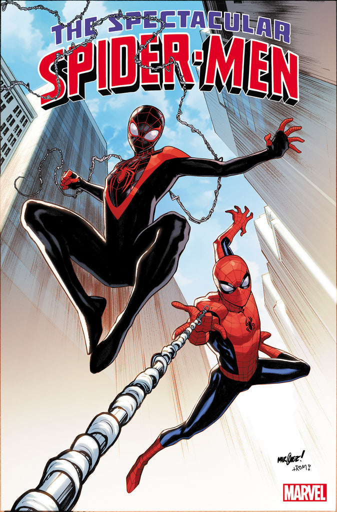 THE SPECTACULAR SPIDER-MEN 1 DAVID MARQUEZ FOIL VARIANT